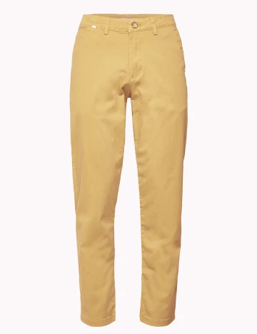 Pantaloni Selected, galben Galben