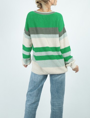 Pulover Oversize s.Oliver, verde