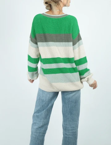 Pulover Oversize s.Oliver, verde