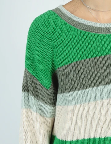 Pulover Oversize s.Oliver, verde