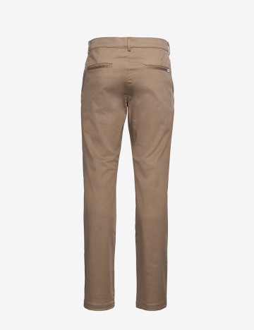 Pantaloni Selected, maro deschis