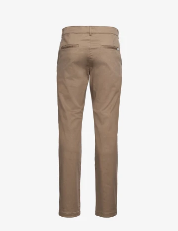 Pantaloni Selected, maro deschis Maro