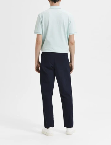 Pantaloni Selected, bleumarin Albastru