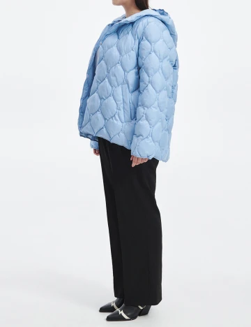 Geaca Reserved Plus Size, albastru Albastru