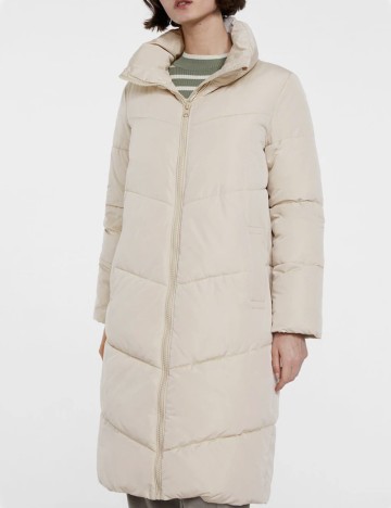Geaca Stradivarius, crem, XS