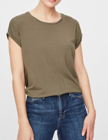 Tricou Vero Moda, kaki, M