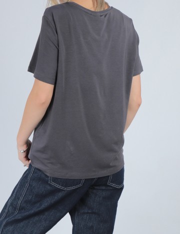 Tricou Vero Moda, gri inchis