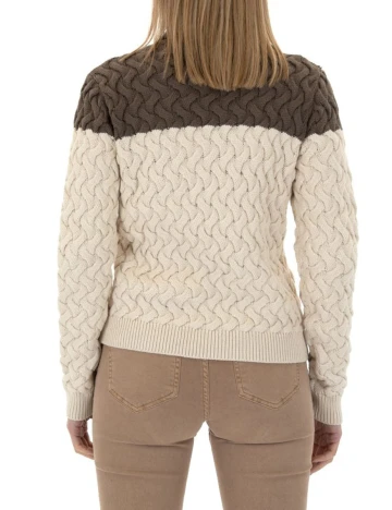 Pulover Jack&Jones, crem