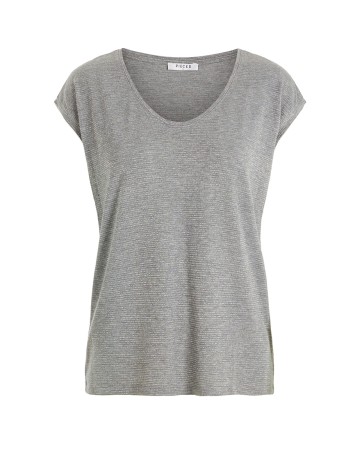 Tricou Pieces, gri