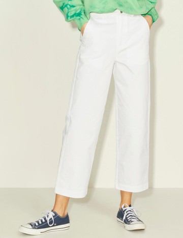 Pantaloni Jack&Jones, alb