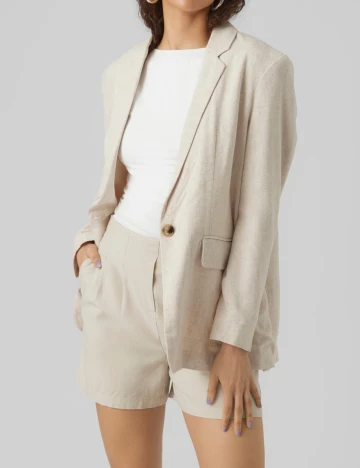 Sacou Vero Moda, crem