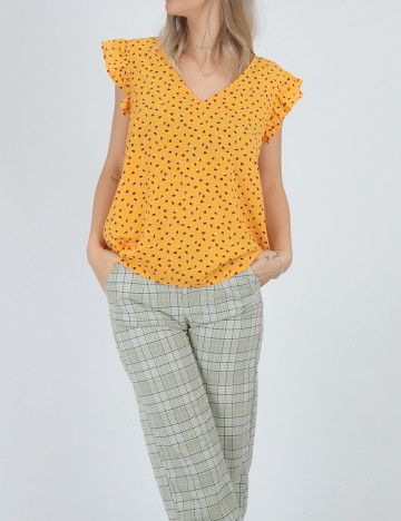 Bluza Jacqueline de Yong, galben