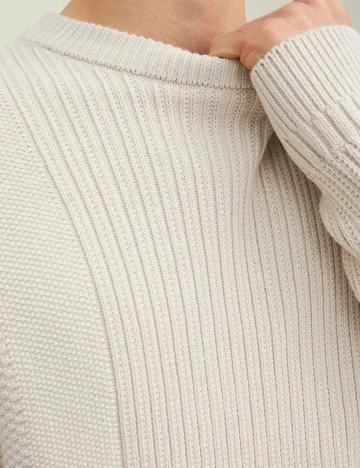 Pulover Jack&Jones, crem