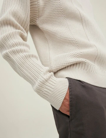 Pulover Jack&Jones, crem