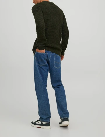 Pulover Jack&Jones, verde inchis