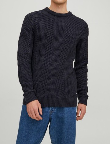 Pulover Jack&Jones, bleumarin