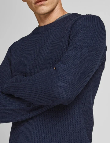 Pulover Jack&Jones, bleumarin