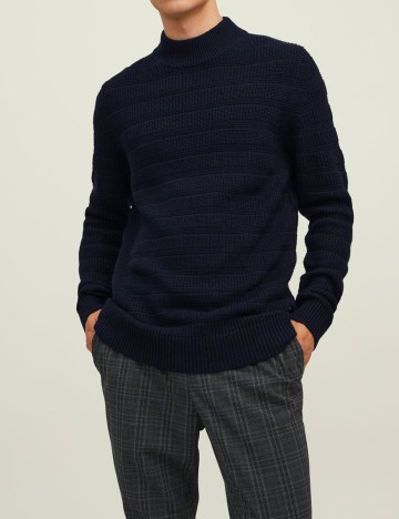 Pulover Jack&Jones, bleumarin