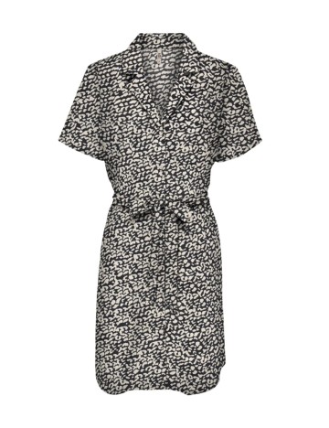 Rochie scurta Jacqueline de Yong, alb/negru