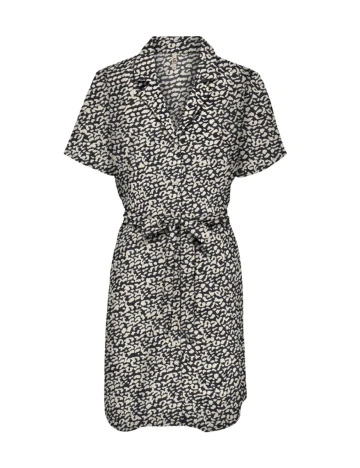 Rochie scurta Jacqueline de Yong, alb/negru Negru