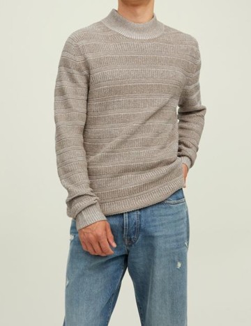 Pulover Jack&Jones, bej, M