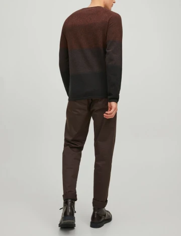 Bluza Jack&Jones, negru/maro