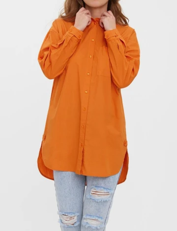 Camasa Vero Moda, portocaliu