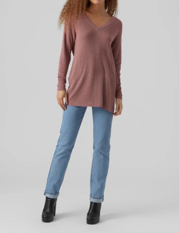 Bluza Vero Moda, roz pudra