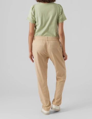 Pantaloni Mamalicious, maro deschis
