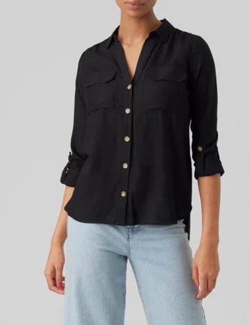Camasa Vero Moda, negru, S