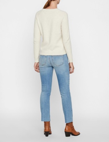 Pulover Vero Moda, ecru