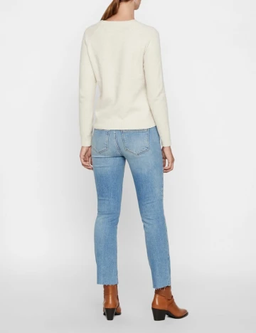 Pulover Vero Moda, ecru