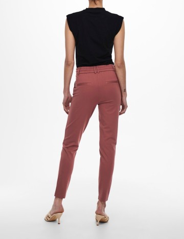 Pantaloni Only, roz pudra