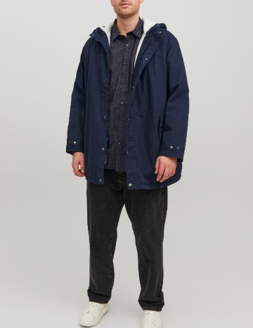 Geaca Jack&Jones Plus Size Men, bleumarin