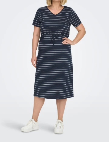Rochie medie Only Carmakoma, bleumarin