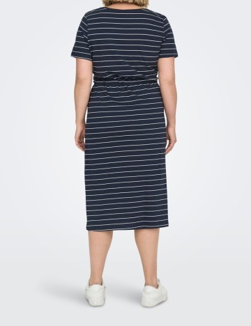 Rochie medie Only Carmakoma, bleumarin