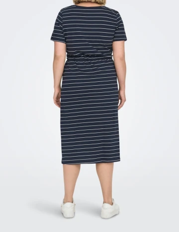 Rochie medie Only Carmakoma, bleumarin