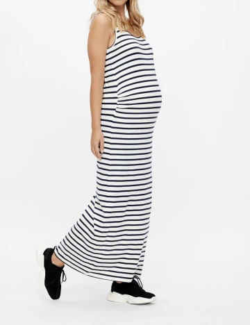 Rochie lunga Mamalicious, alb