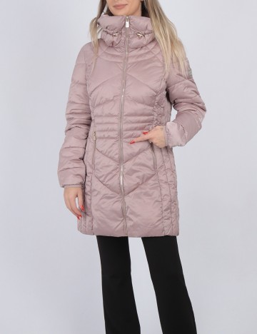 Geaca Yes Zee, roz pudra