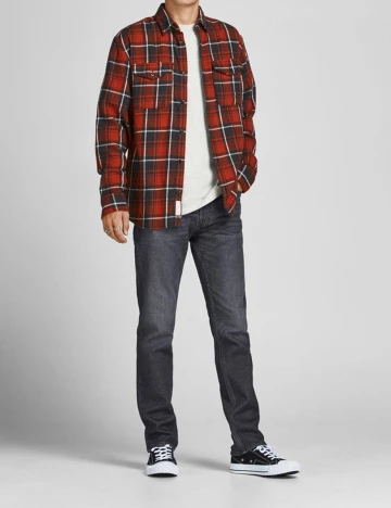 Blugi Jack&Jones, gri inchis