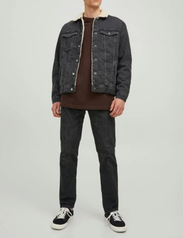 Blugi Jack&Jones, gri inchis