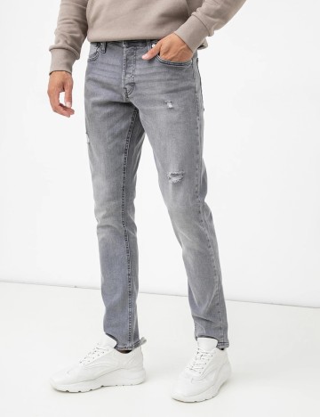 Blugi Jack&Jones, gri, W32/L32