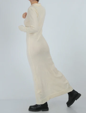 Rochie lunga SHEIN, crem
