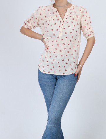 Camasa Fransa, crem, S