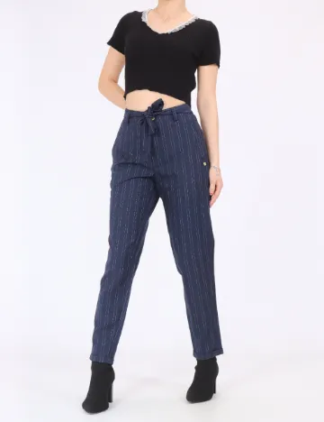 Pantaloni Dranella, bleumarin Albastru