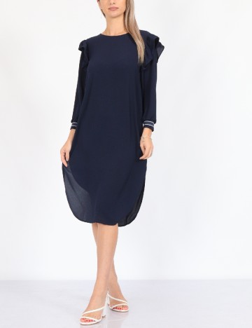 Rochie medie Kaffe, bleumarin