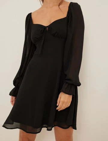 Rochie scurta NA-KD, negru Negru