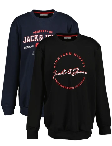 Set bluze Jack&Jones, negru/bleumarin Negru