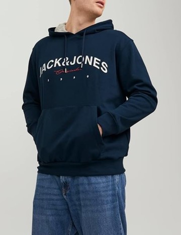 
						Hanorac plus size Jack&Jones, bleumarin, 5XL