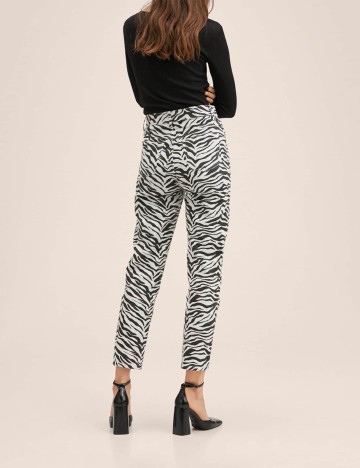 Pantaloni Mango, animal print